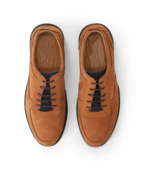 Peter Men's Brown Casual Low Top Suede Sneakers The Leather City