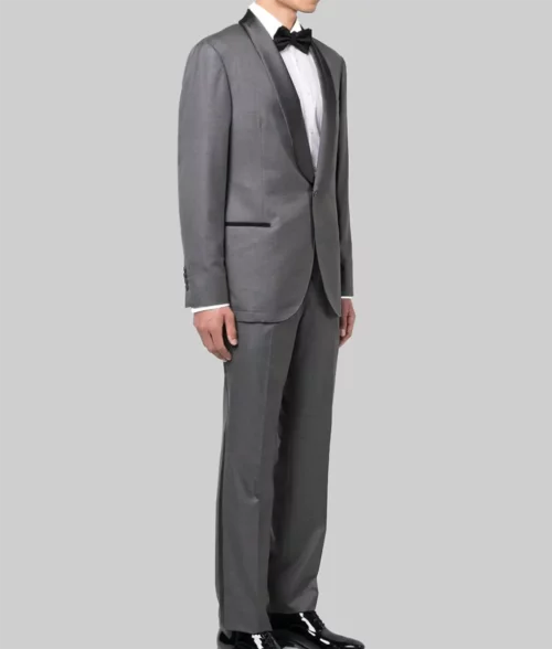 Ryan Reynolds Grey Suit - National Board of Review Gala 2025 Ryan Reynolds Grey Suit - Side View