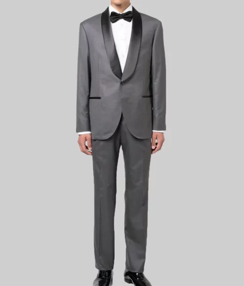Ryan Reynolds Grey Suit - National Board of Review Gala 2025 Ryan Reynolds Grey Suit - Front View