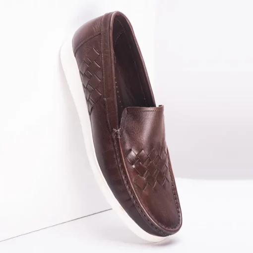 Tom Casual Leather Brown Loafers The Leather City