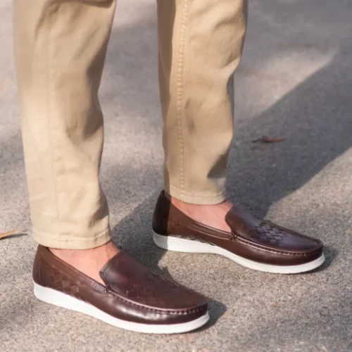 Tom Casual Leather Brown Loafers The Leather City