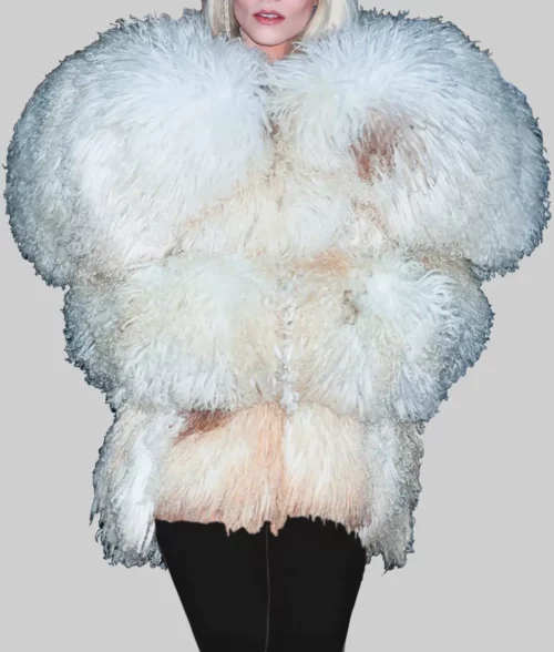 Anya Taylor-Joy Shearling Coat - Anya Taylor-Joy Shearling Coat - Front View