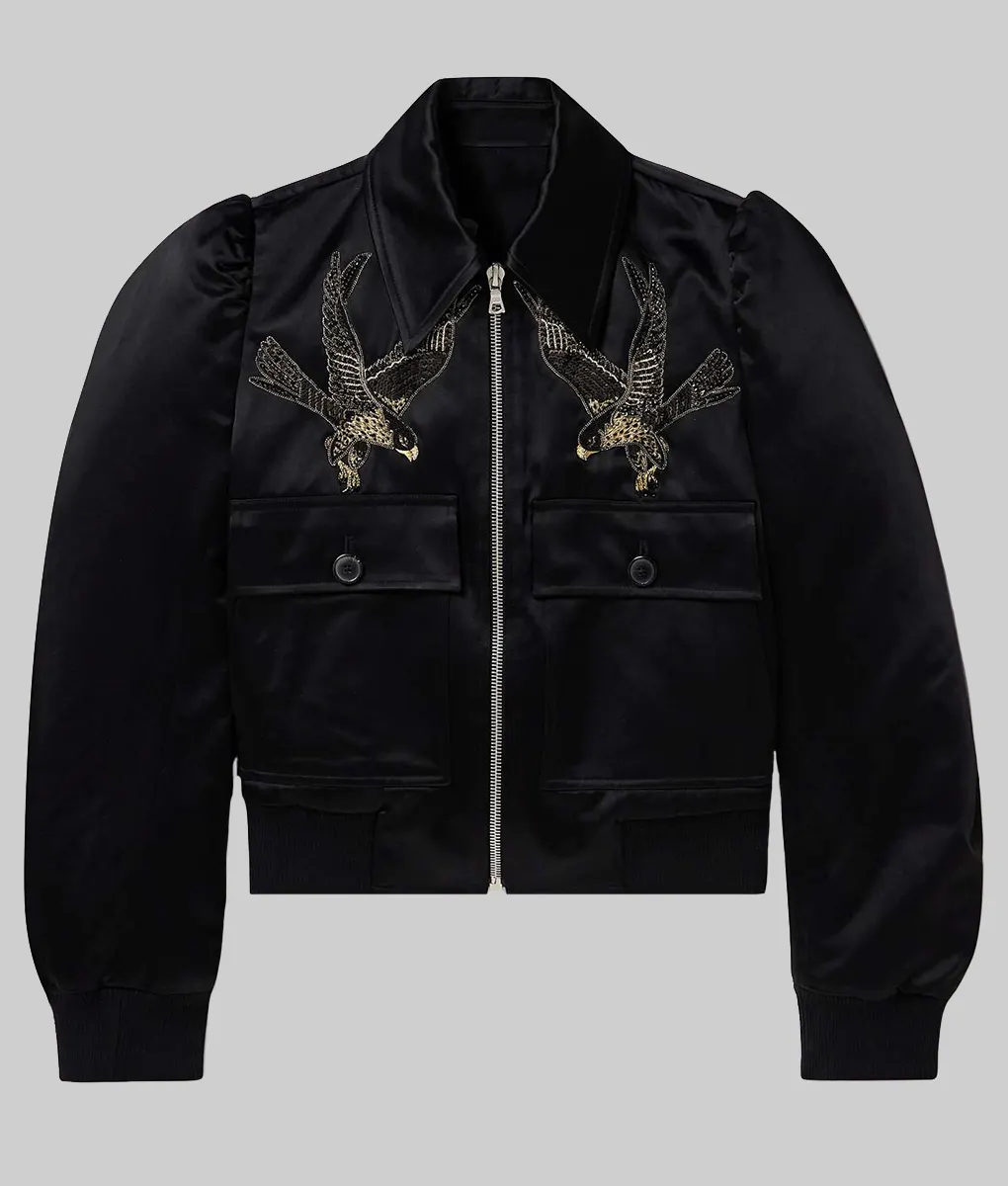 The Equalizer S05 Queen Latifah Blouson Jacket-The Equalizer S05 (Robyn McCall) Black Blouson Jacket - Front View