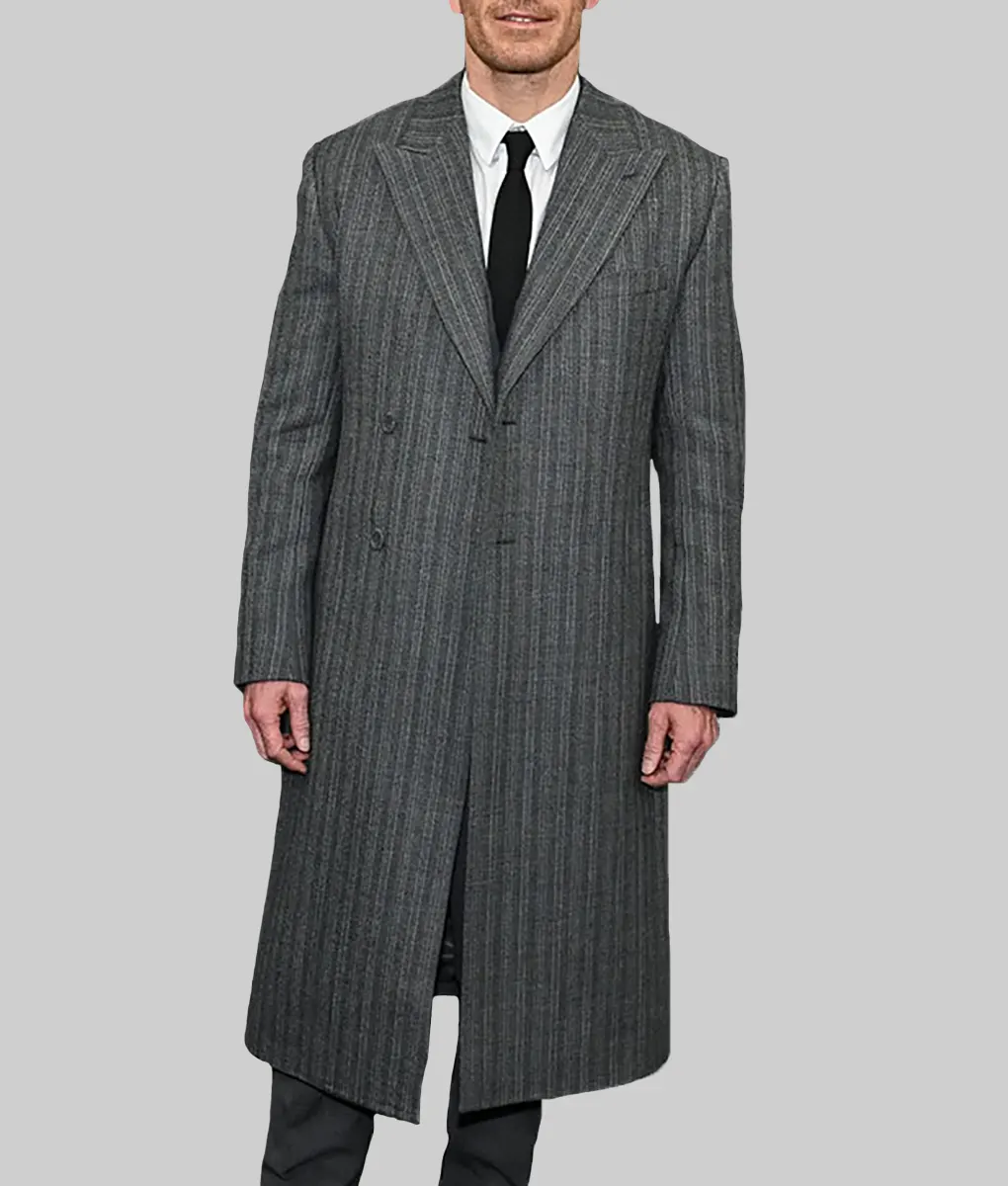 Black Bag Premiere Michael Fassbender Wool Coat - Black Bag Premiere Michael Fassbender Wool Coat - Celeb View