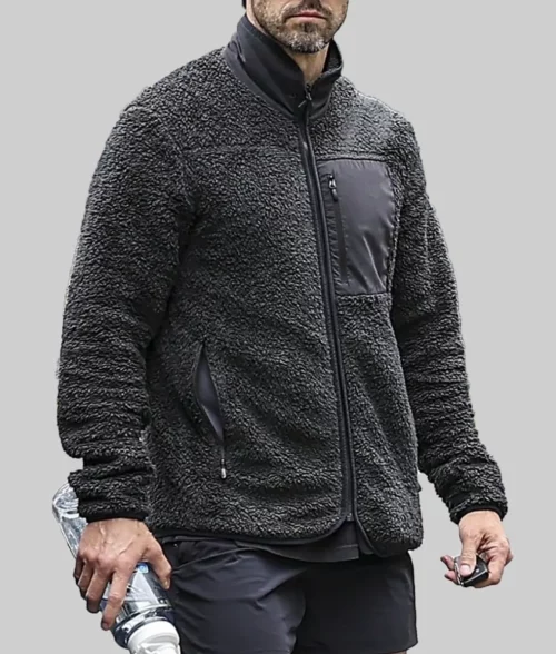 Milo Ventimiglia Black Fleece Jacket | TLC