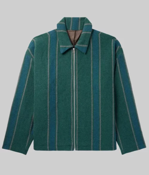 Ryan Reynolds Classic Stripes Wool Jacket - Ryan Reynolds Classic Stripes Wool Jacket - Front View