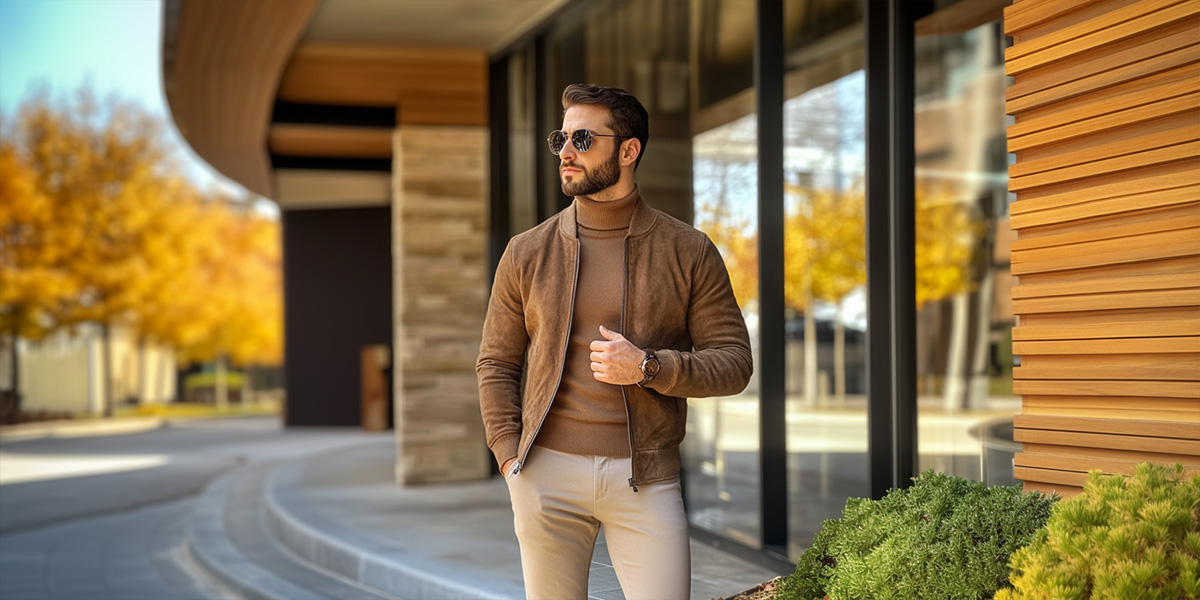 Smart-Casual Look of Bomber Jacket