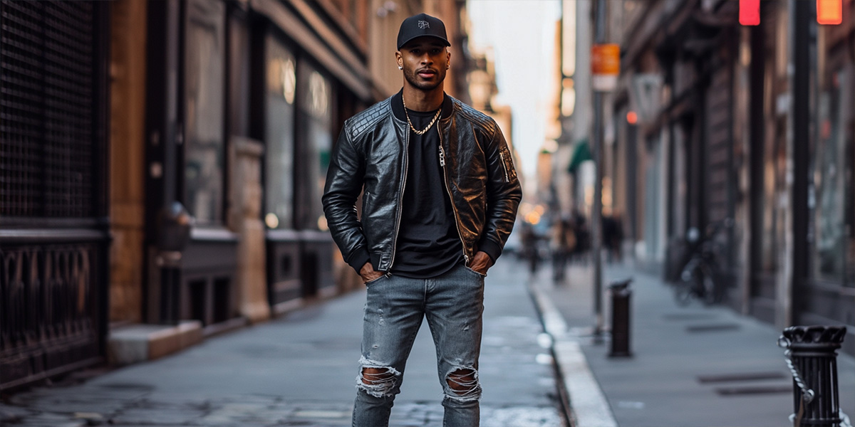 Street Style Look of Bomber Jacket