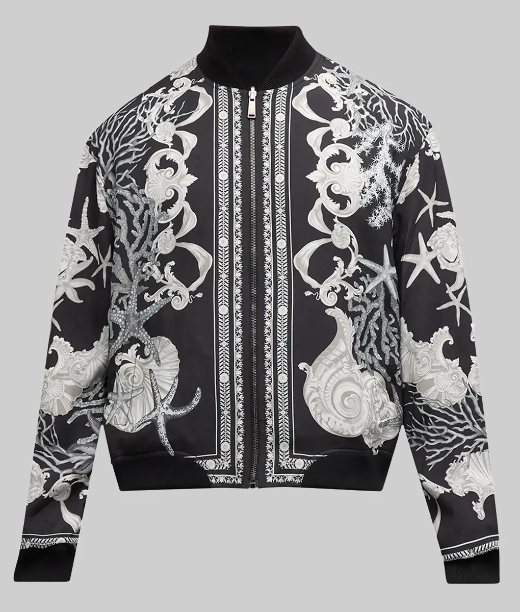 The Equalizer Queen Latifah Printed Bomber Jacket - The Equalizer Queen Latifah (McCall) Printed Bomber Jacket - Front View