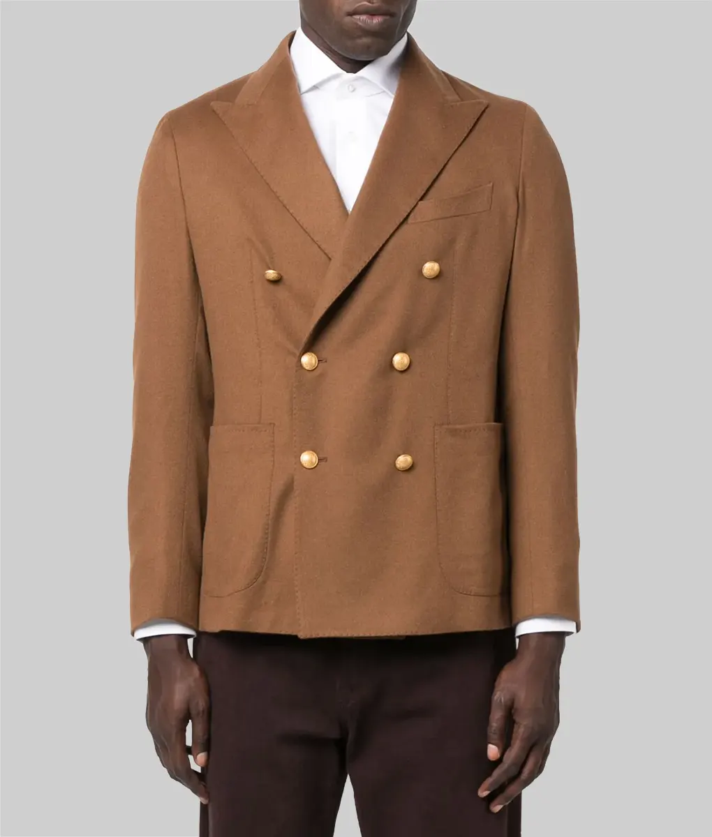 The Studio Seth Rogen Brown Blazer - The Studio Seth Rogen (Matt Remick) Brown Blazer - Front View