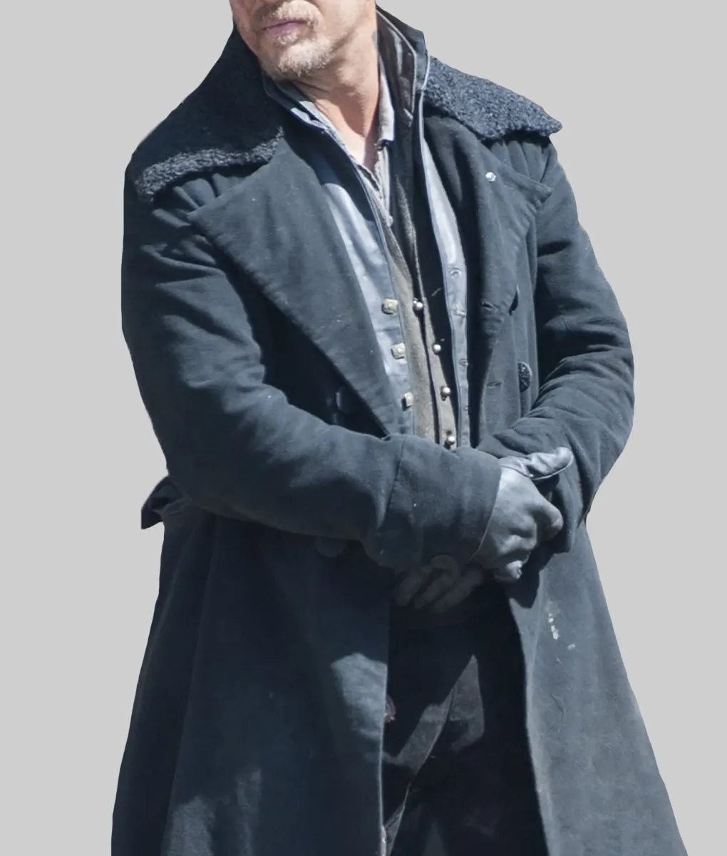 Taboo Tom Hardy Black Wool Trench Coat | The Leather City