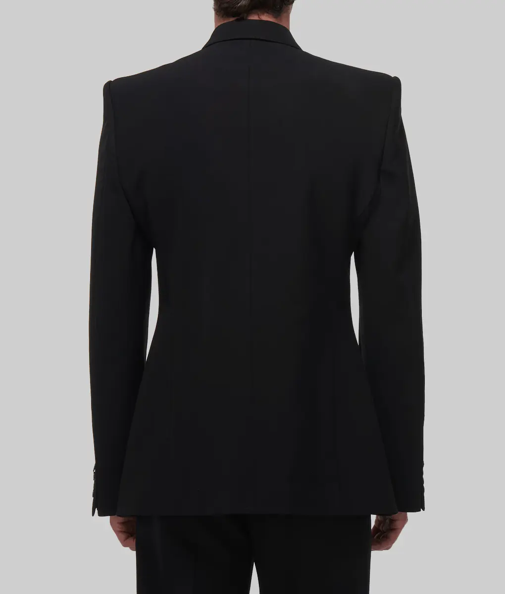 You Penn Badgley Black Blazer - You Penn Badgley (Joe Goldberg) Black Blazer - Back View