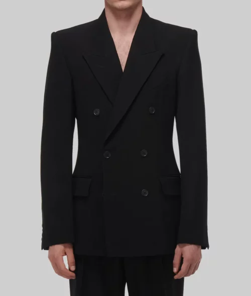 You Penn Badgley Black Blazer - You Penn Badgley (Joe Goldberg) Black Blazer - Front View