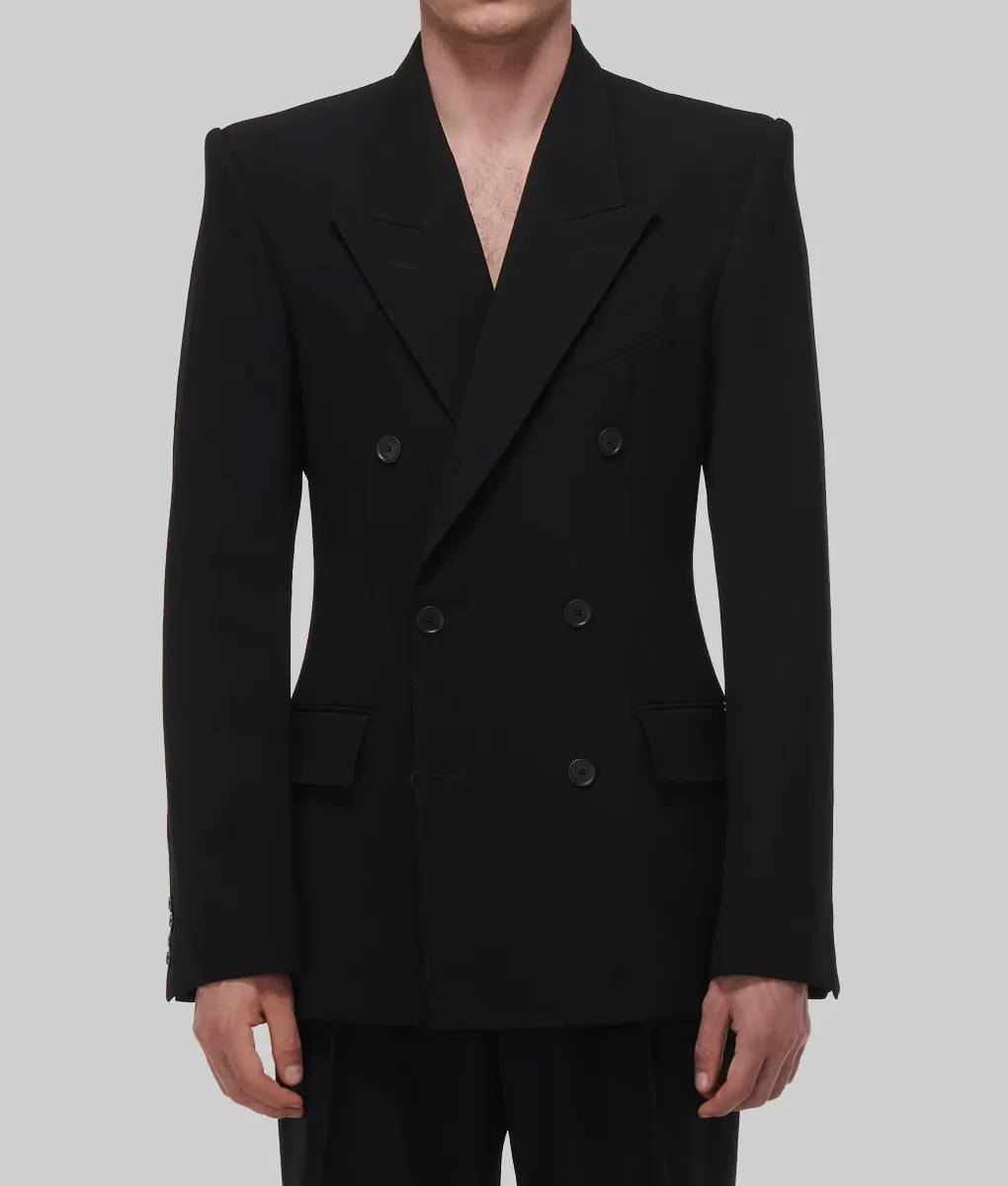 You Penn Badgley Black Blazer - You Penn Badgley (Joe Goldberg) Black Blazer - Front View