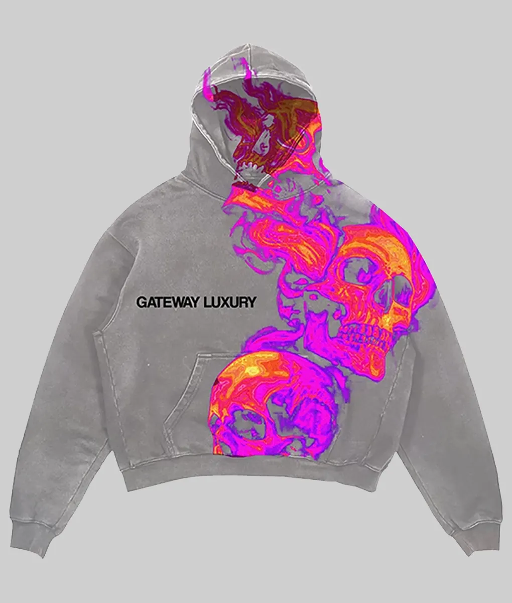 Gateway Luxury Pullover Hoodie - Gateway Luxury Pullover Hoodie - Grey