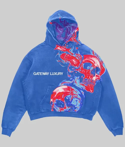 Gateway Luxury Pullover Hoodie - Gateway Luxury Pullover Hoodie - Blue