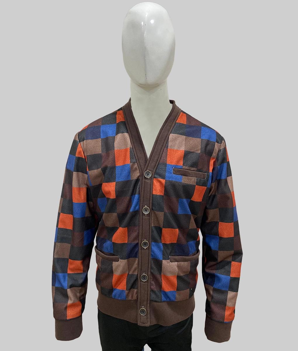Heretic Hugh Grant Colorblock Cardigan - Front 1