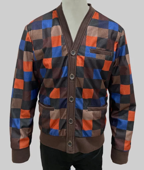Heretic Hugh Grant Colorblock Cardigan - Front