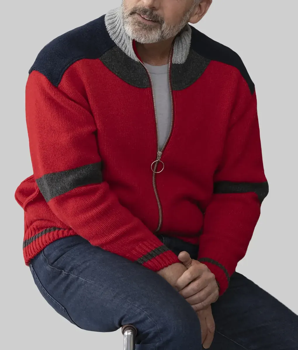 Mountainhead Steve Carell Color Block Jacket - Mountainhead Steve Carell (Randall) Color Block Jacket - Celeb