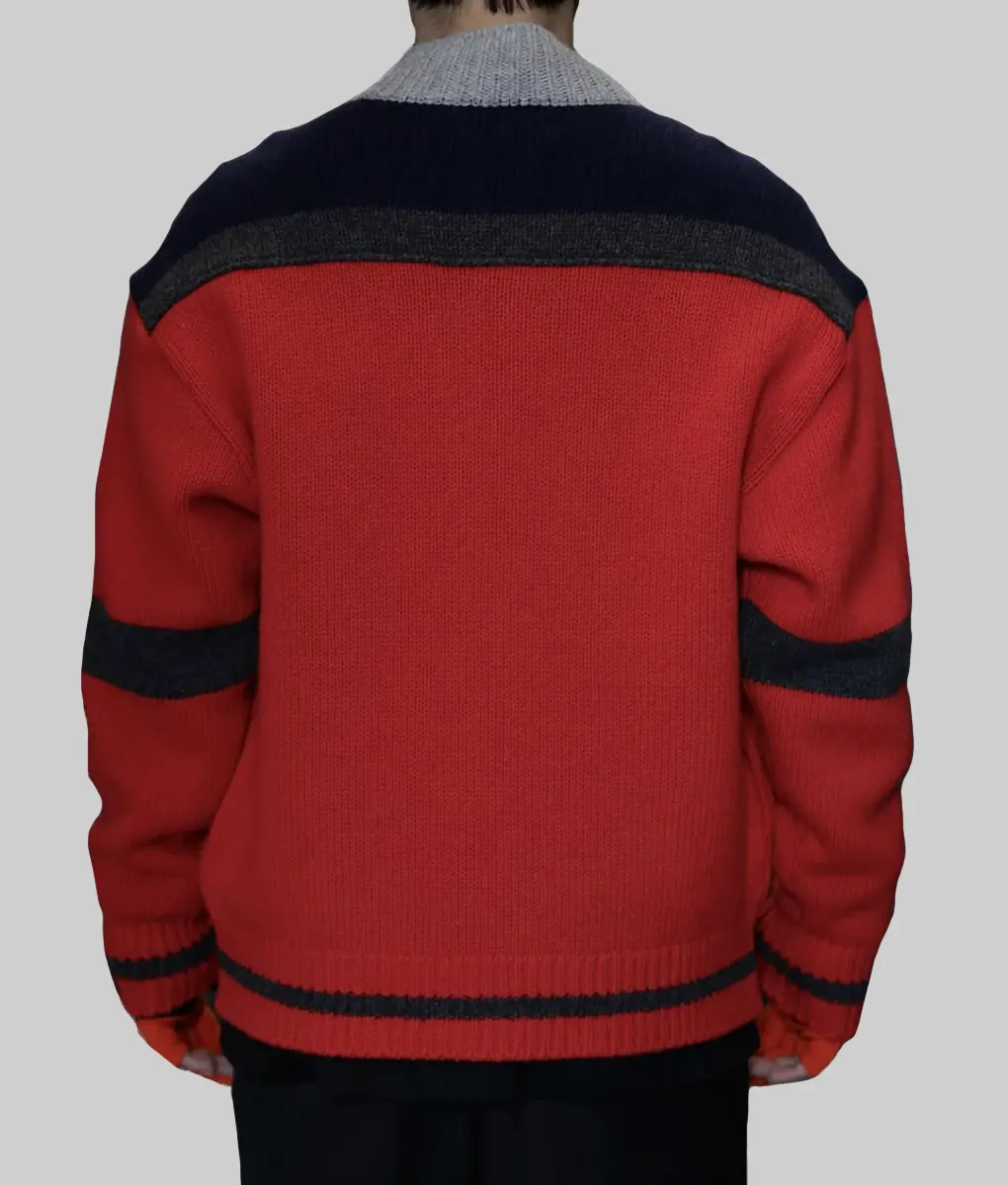 Mountainhead Steve Carell Color Block Jacket - Mountainhead Steve Carell (Randall) Color Block Jacket - Back