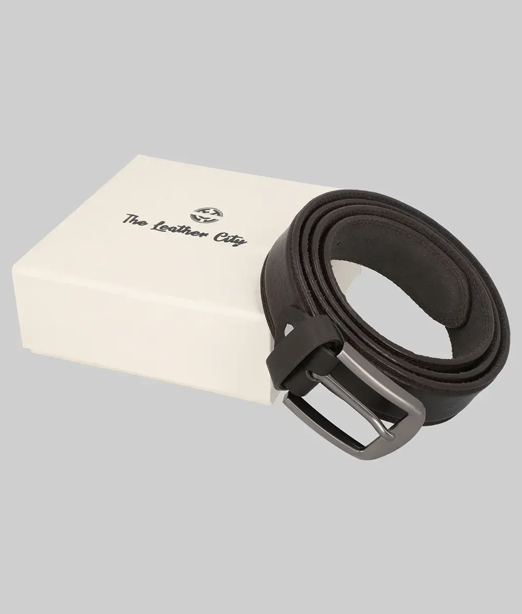 Cooper Men's Dark Brown Leather Belt - With Box