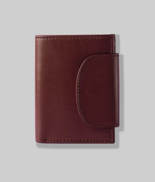Edward Men's Brown Leather Wallet - front