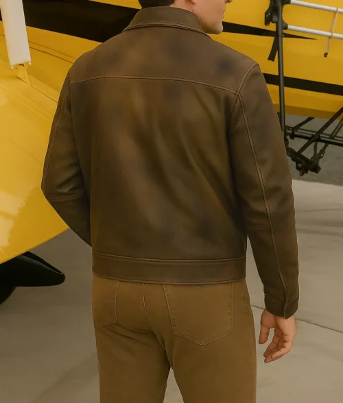 Mission Impossible The Final Reckoning Tom Cruise Brown Jacket - Mission Impossible The Final Reckoning Tom Cruise Brown Jacket - Back