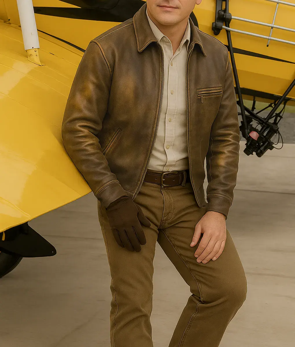 Mission Impossible The Final Reckoning Tom Cruise Brown Jacket - Front