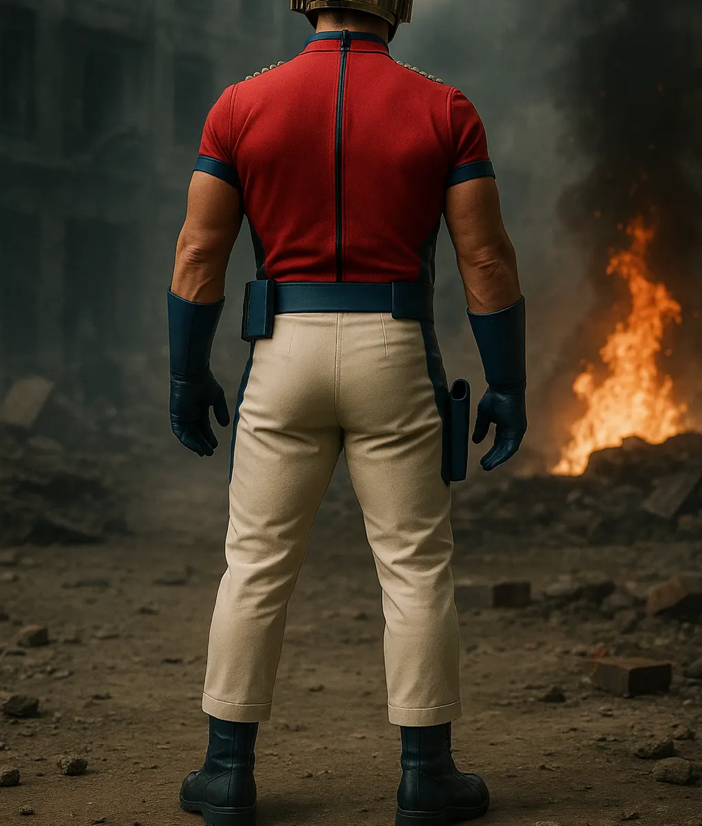 Peacemaker John Cena Cosplay Costume - Peacemaker John Cena Cosplay Costume - Back