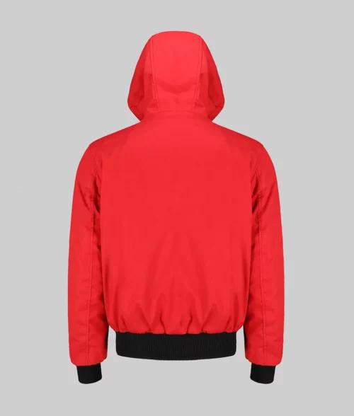 Roberto Alessandro Men's Red Hoodie - Clearance Item - Back