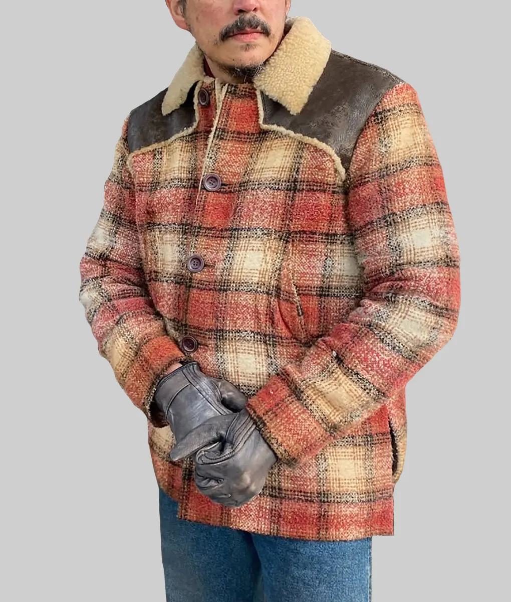 The Last of Us Gabriel Luna Plaid Jacket - The Last of Us Gabriel Luna (Tommy Miller) Plaid Jacket - Front