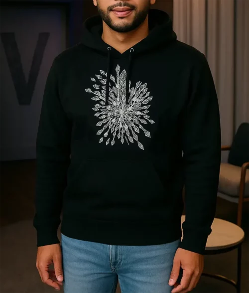 The Voice John Legend Black Hoodie - The Voice John Legend Black Hoodie - Front