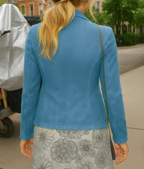 And Just Like That Sarah Jessica Parker Denim Blazer - Back