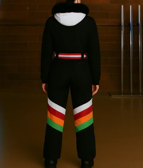 The Voice Kelsea Ballerini Black Ski Suit - Back View