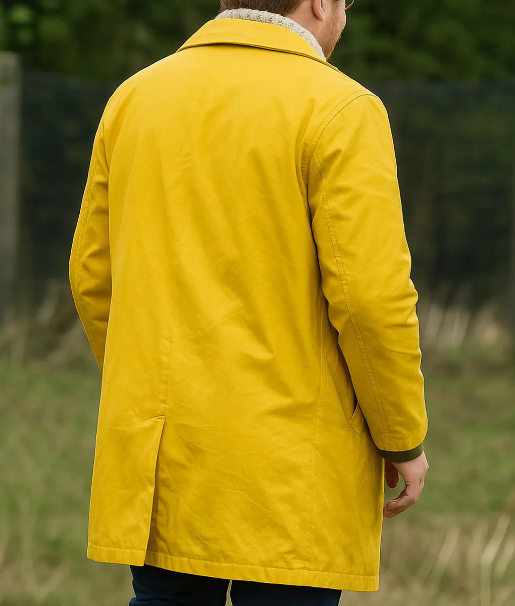 Hail Mary Ryan Gosling Yellow Coat - Back