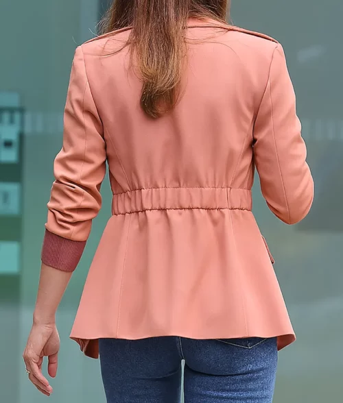 Kate Middleton Pink Blazer - Back