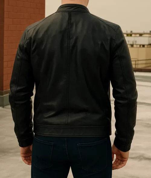 Power Book IV Force Joseph Sikora Black Leather Jacket - Back