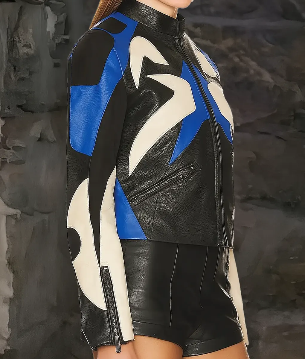 Real Housewives of Salt Lake City S05 Whitney Rose Leather Jacket - Side