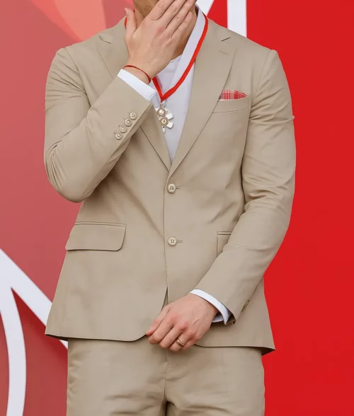 Ryan Reynolds Brown Blazer - Front
