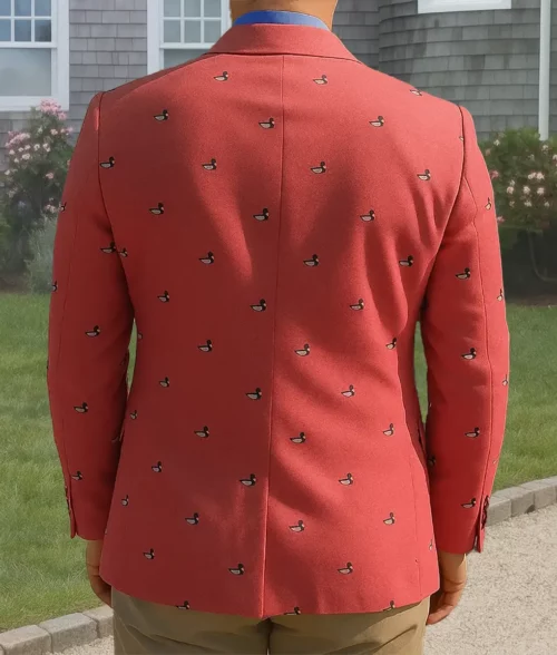 Sirens Glenn Howerton Pink Blazer - Back