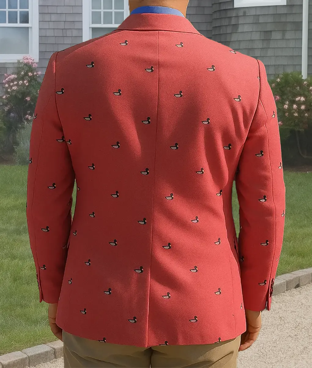 Sirens Glenn Howerton Pink Blazer - Back