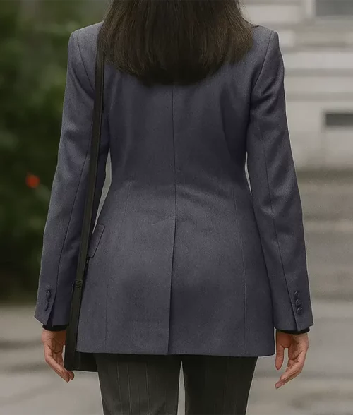 The Devil Wears Prada 2 Anne Hathaway Grey Blazer - Back