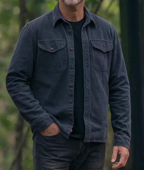 Untamed Eric Bana Blue Shirt - Front