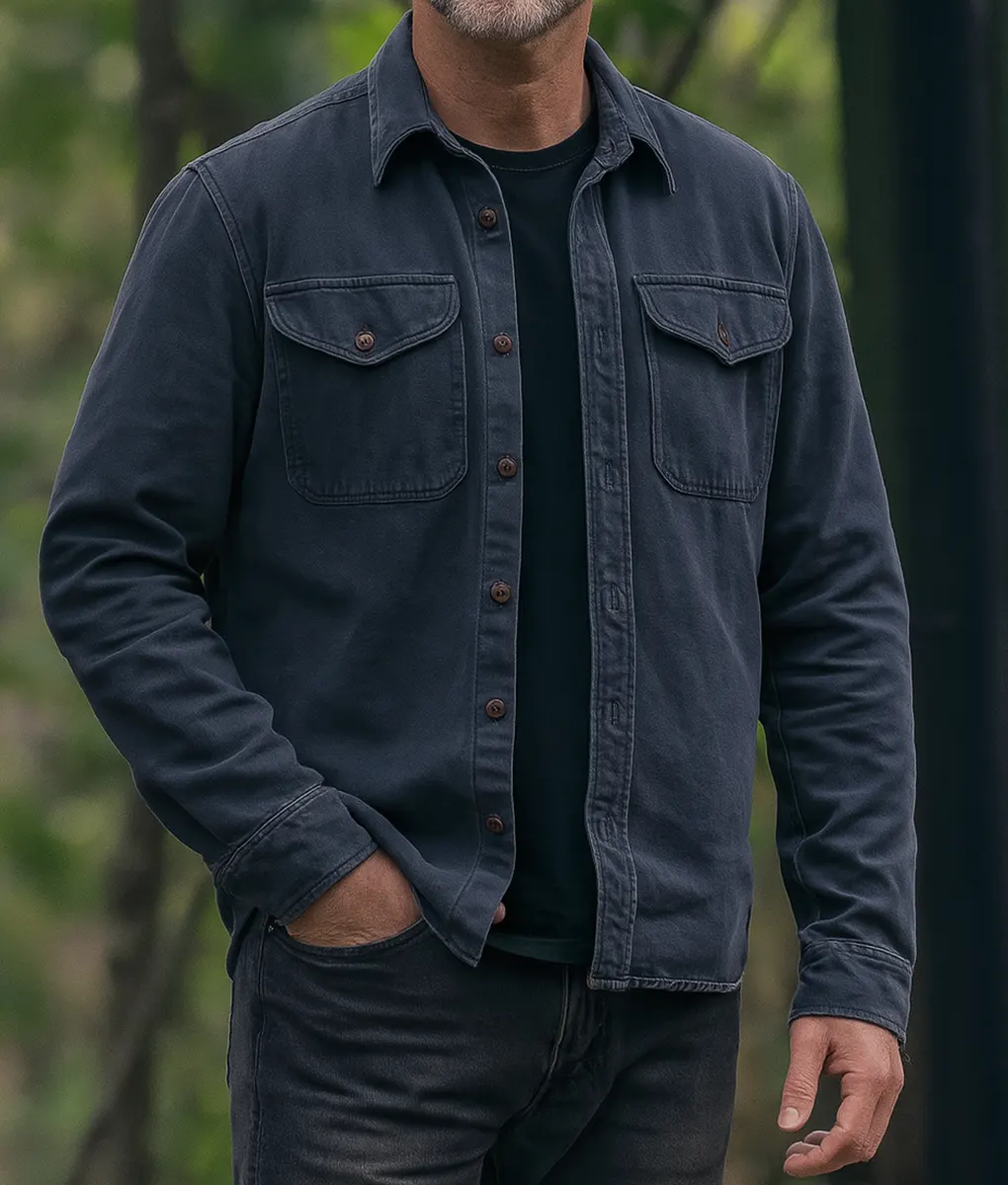 Untamed Eric Bana Blue Shirt - Front
