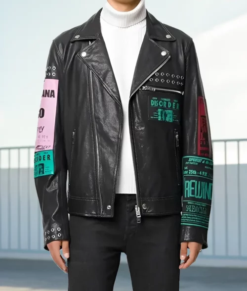 Bloody Valentine Megan Fox Black Leather Double Rider Jacket | TLC