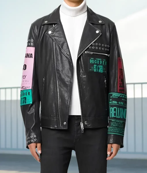 Bloody Valentine Megan Fox Black Leather Double Rider Jacket | TLC