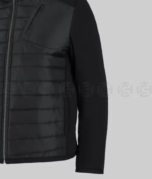 Justin Hartley Tracker Black Puffer Jacket (1)