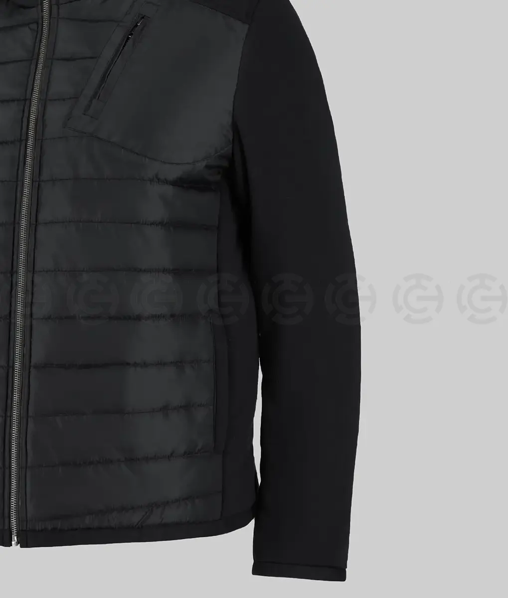 Justin Hartley Tracker Black Puffer Jacket (1)