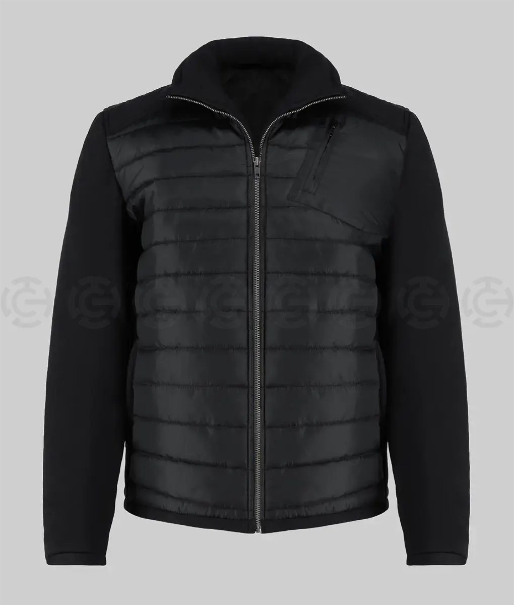 Justin Hartley Tracker Black Puffer Jacket (2)