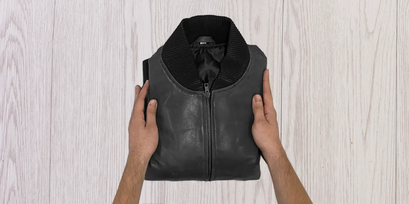 how to fold a jacket